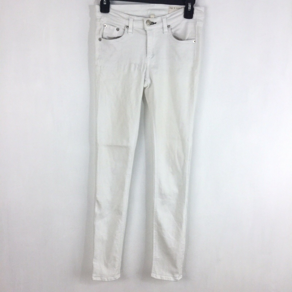Rag & Bone Skinny Jeans Bright White